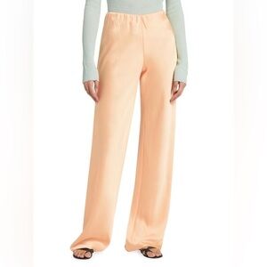 NWT LAST PAIR Vince Satin Bias Pants in Cantaloupe